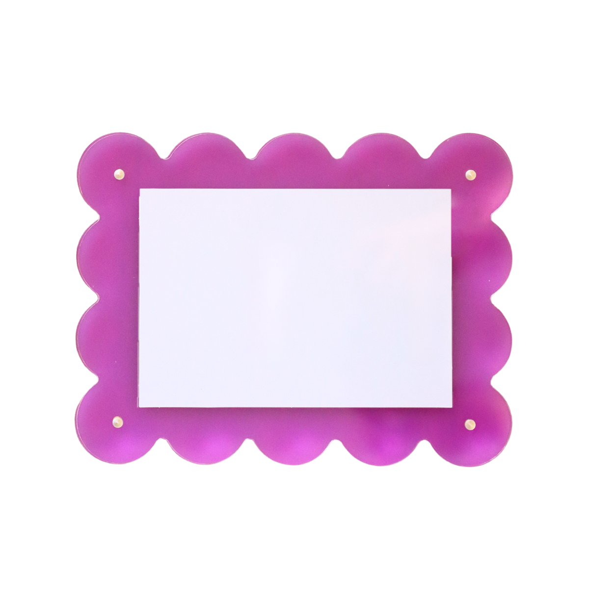 Scallop Picture Frame (Pastel Turquoise)