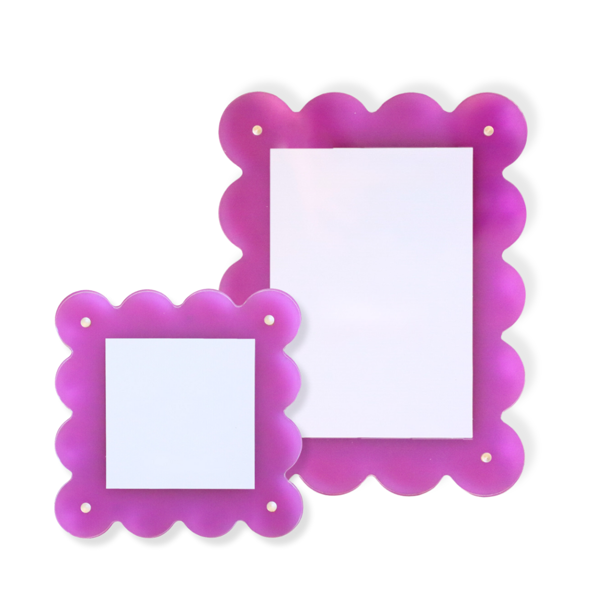 Scallop Picture Frame (Pastel Turquoise) main image 1