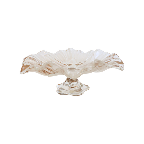 Tulip Glass Pedestal Bowl