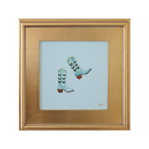 Two Step, Floral Teal