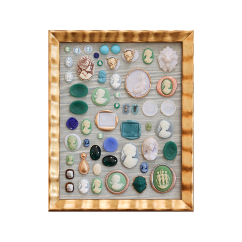 Intaglieaux in Blue and Green II - on hold