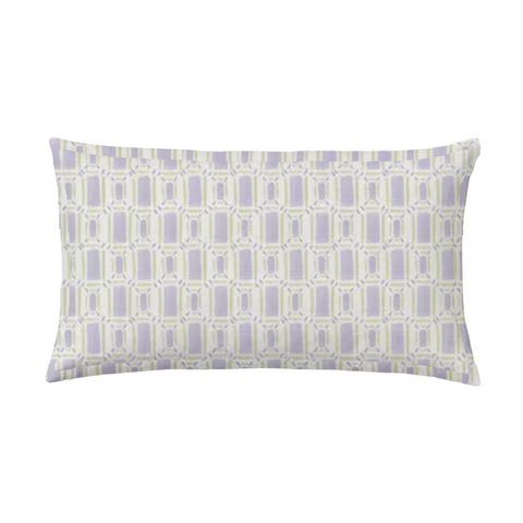 Lilac Jewels Lumbar Pillow