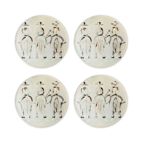 Three Amigos Coasters, Set of 4