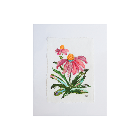 Blooming Girls Coneflowers