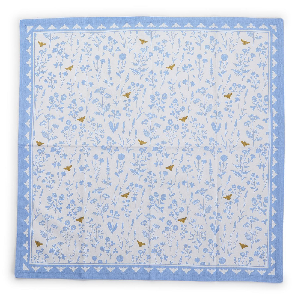 Blooms & Bees Cloth Napkins, Set of 4