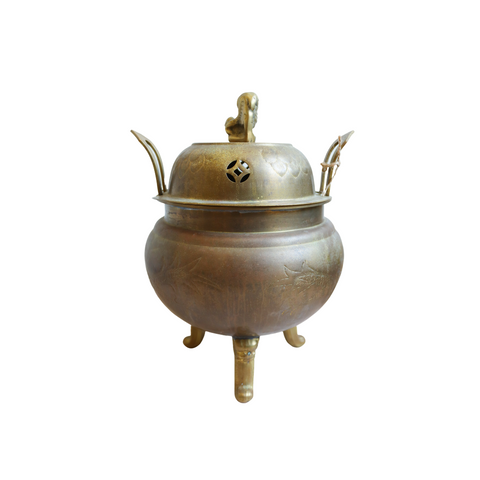 Brass Pot with Foo Lid
