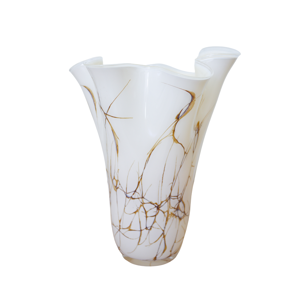 Brushstroke Glass Vase