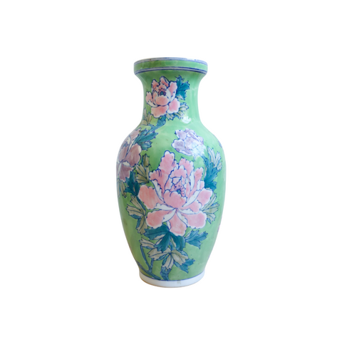 Export Porcelain Peony Vase