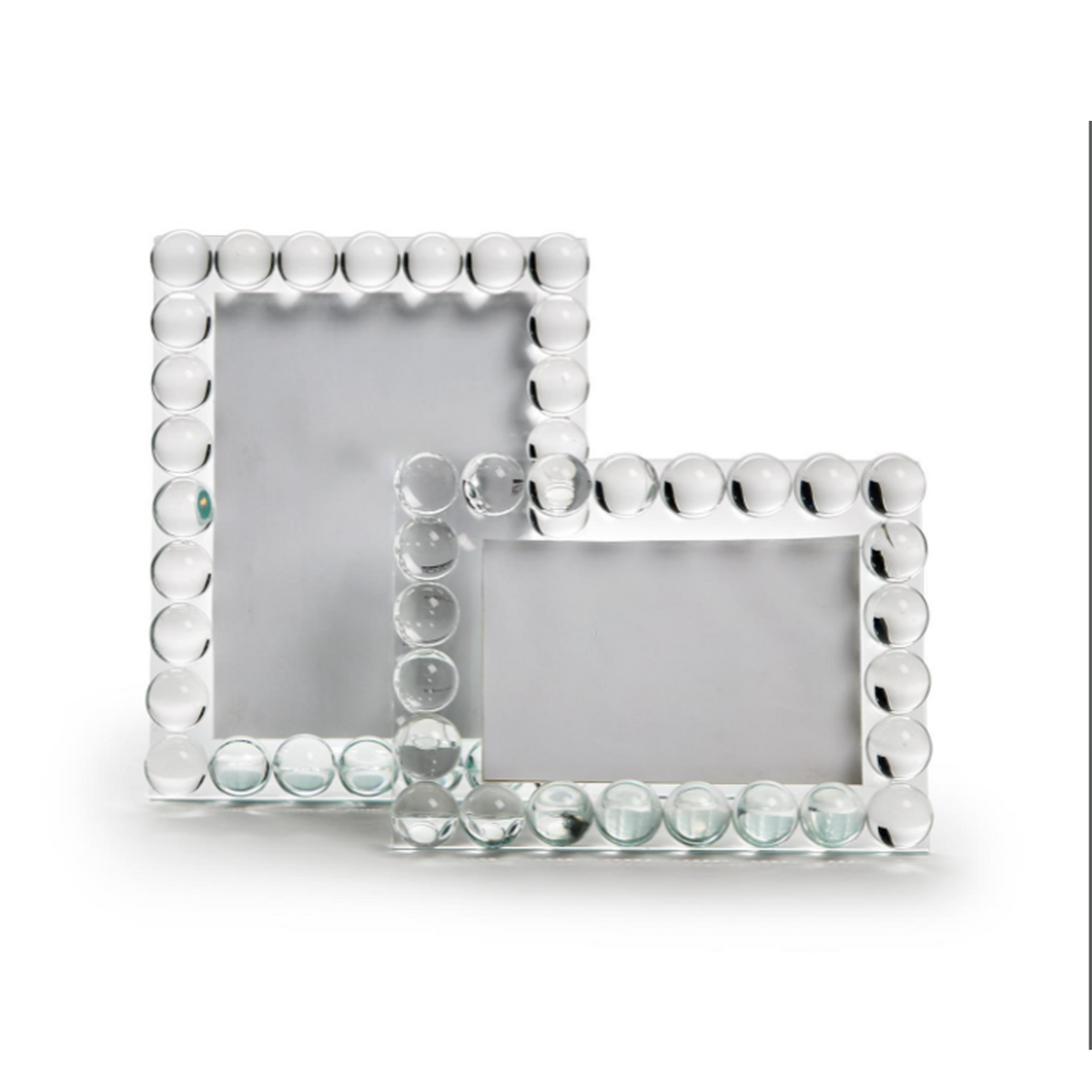 Crystal Bubble Picture Frame, Set of 2