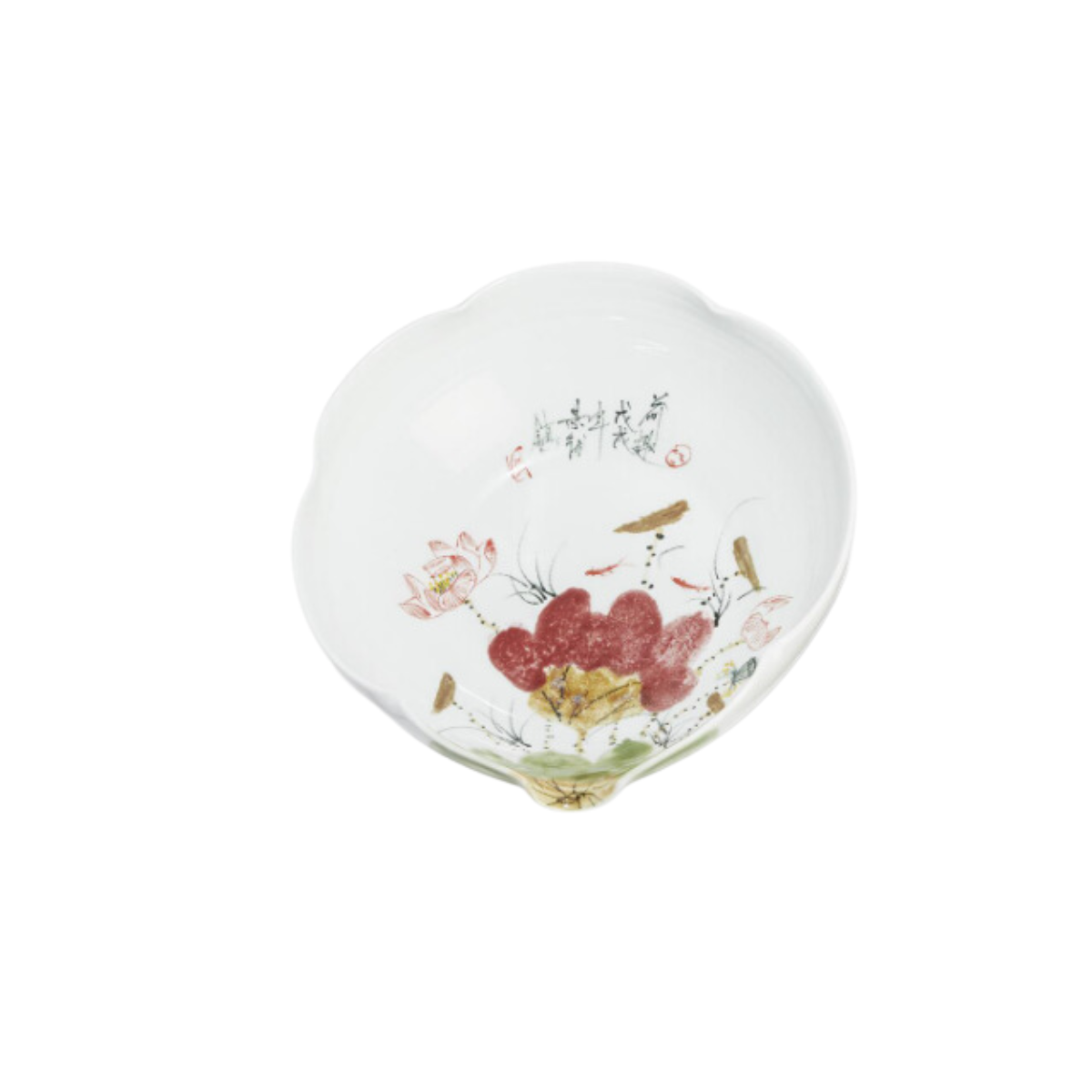 Japanese Painterly Blossoms Bowl