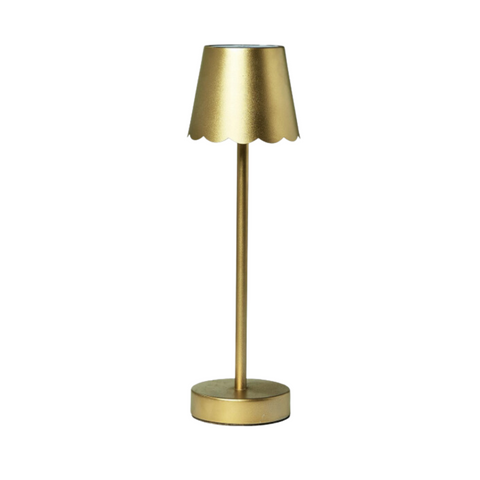 Scalloped LED Cordless Table Lamp