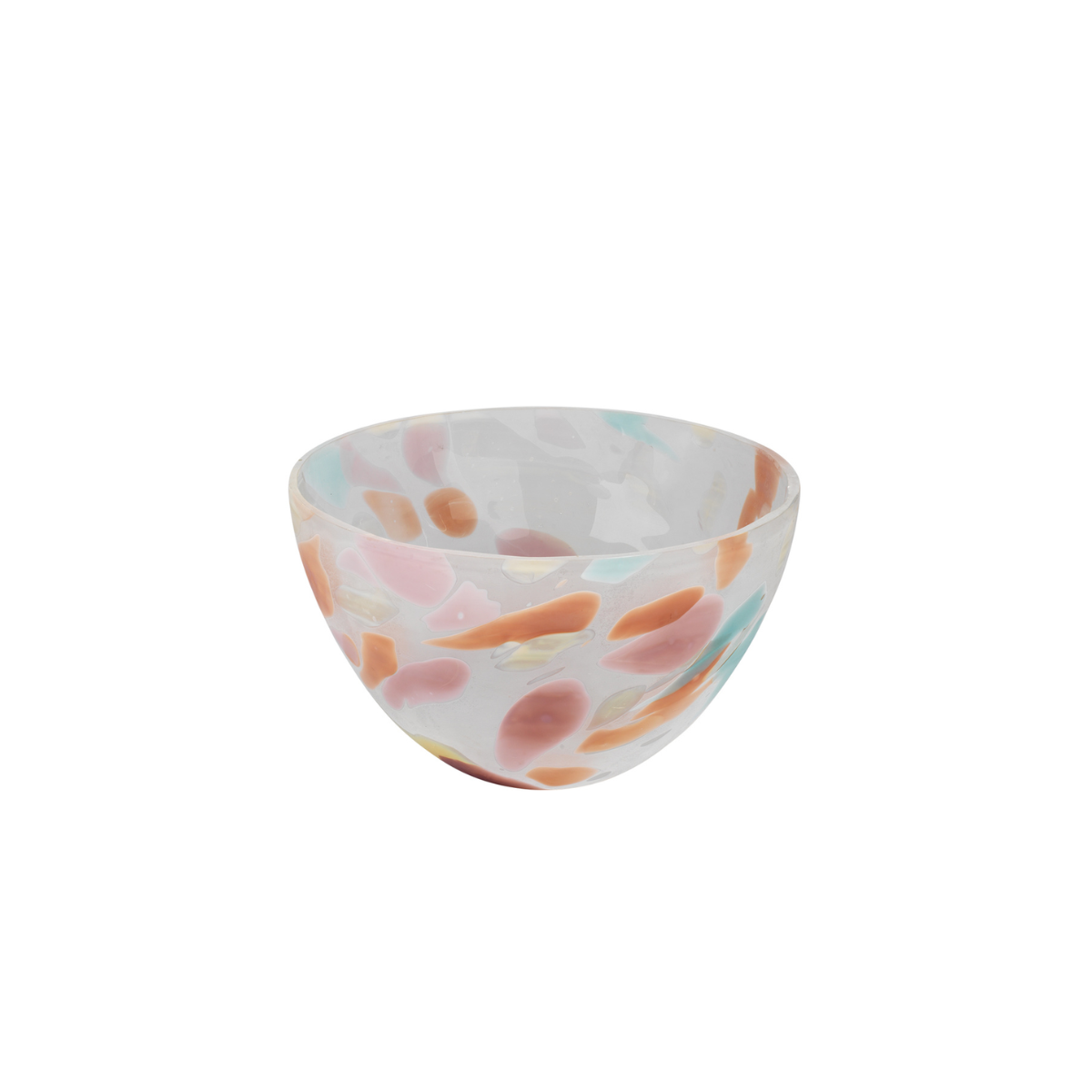 Watercolor Art Glass Bowl