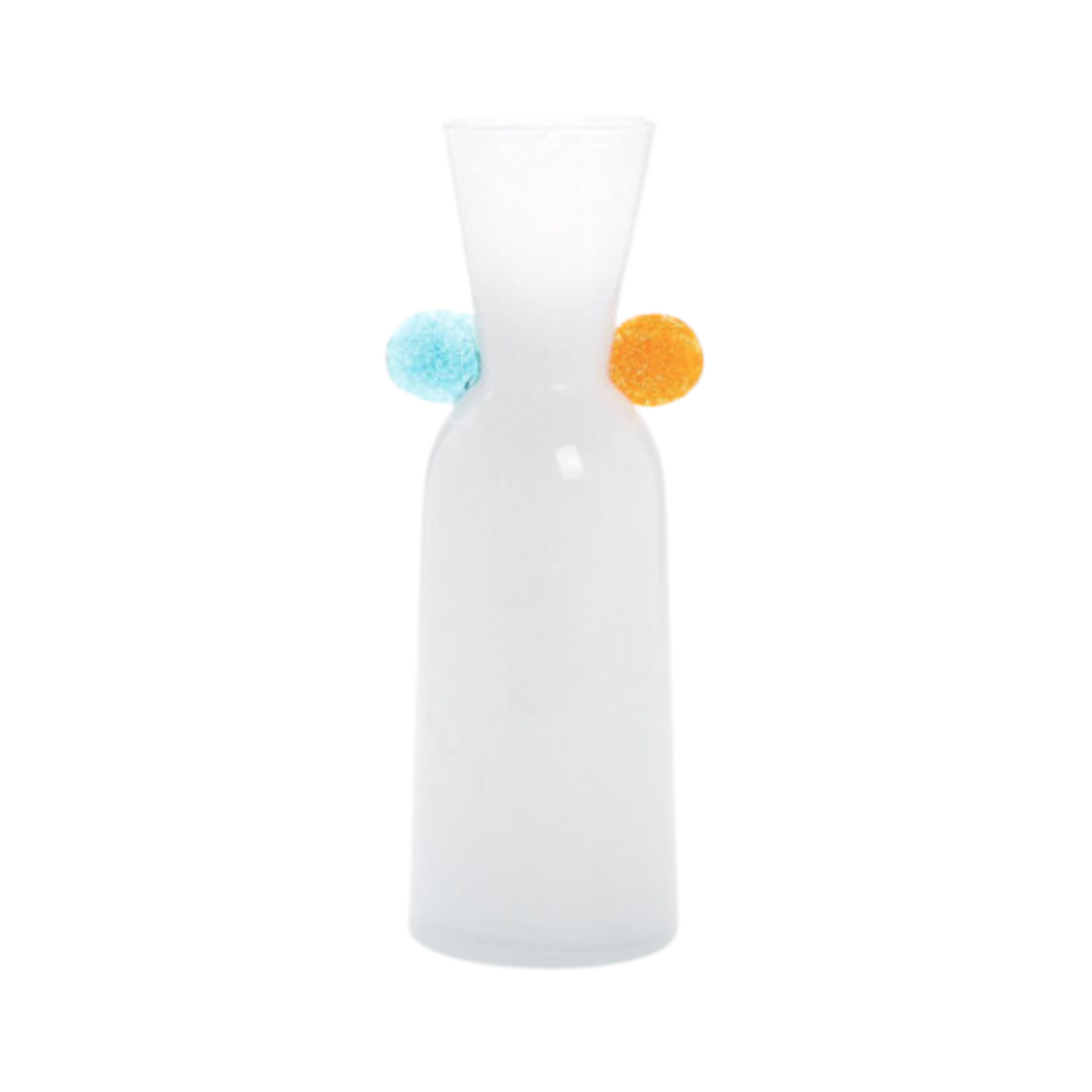 Color Pop White Art Glass Vase