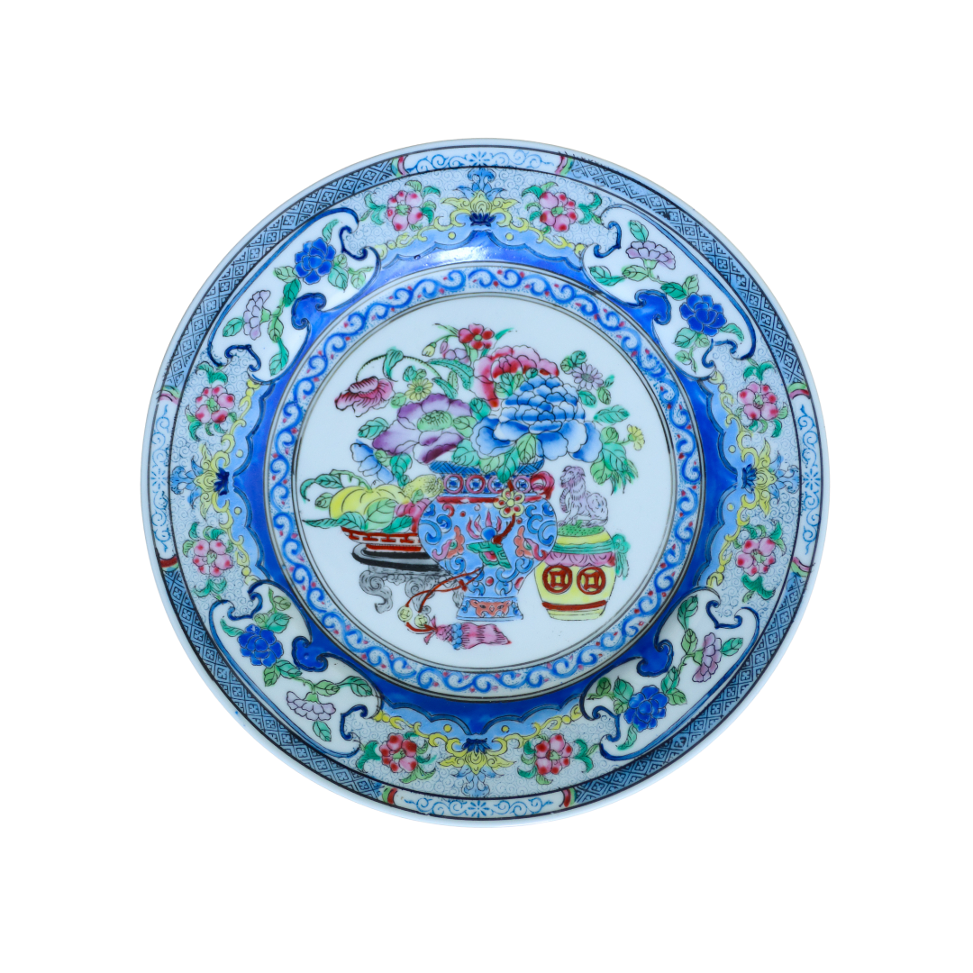 Macau Floral Plate