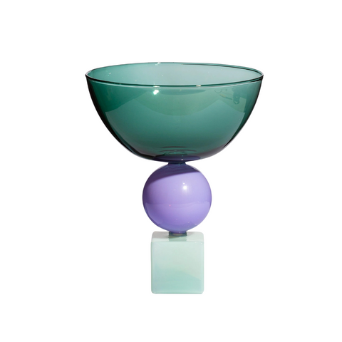 Tri-Color Geo Bowl