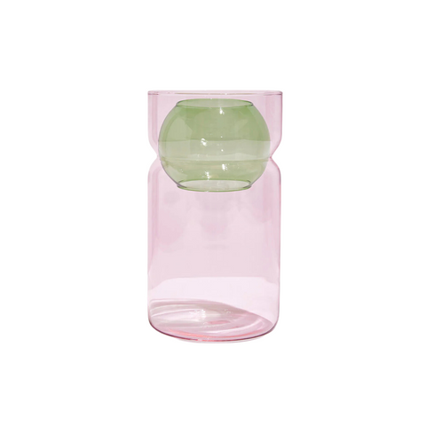 Pink & Green Synergy Vase