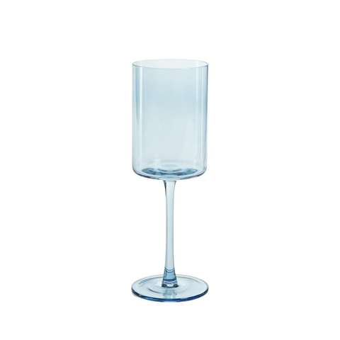 Blue Tropez Wine Glass