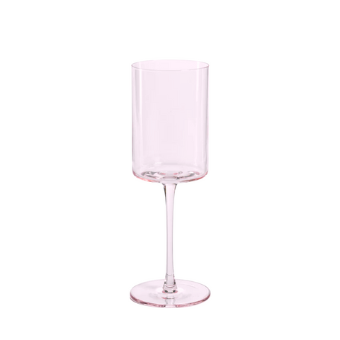 Pink Tropez Wine Glass