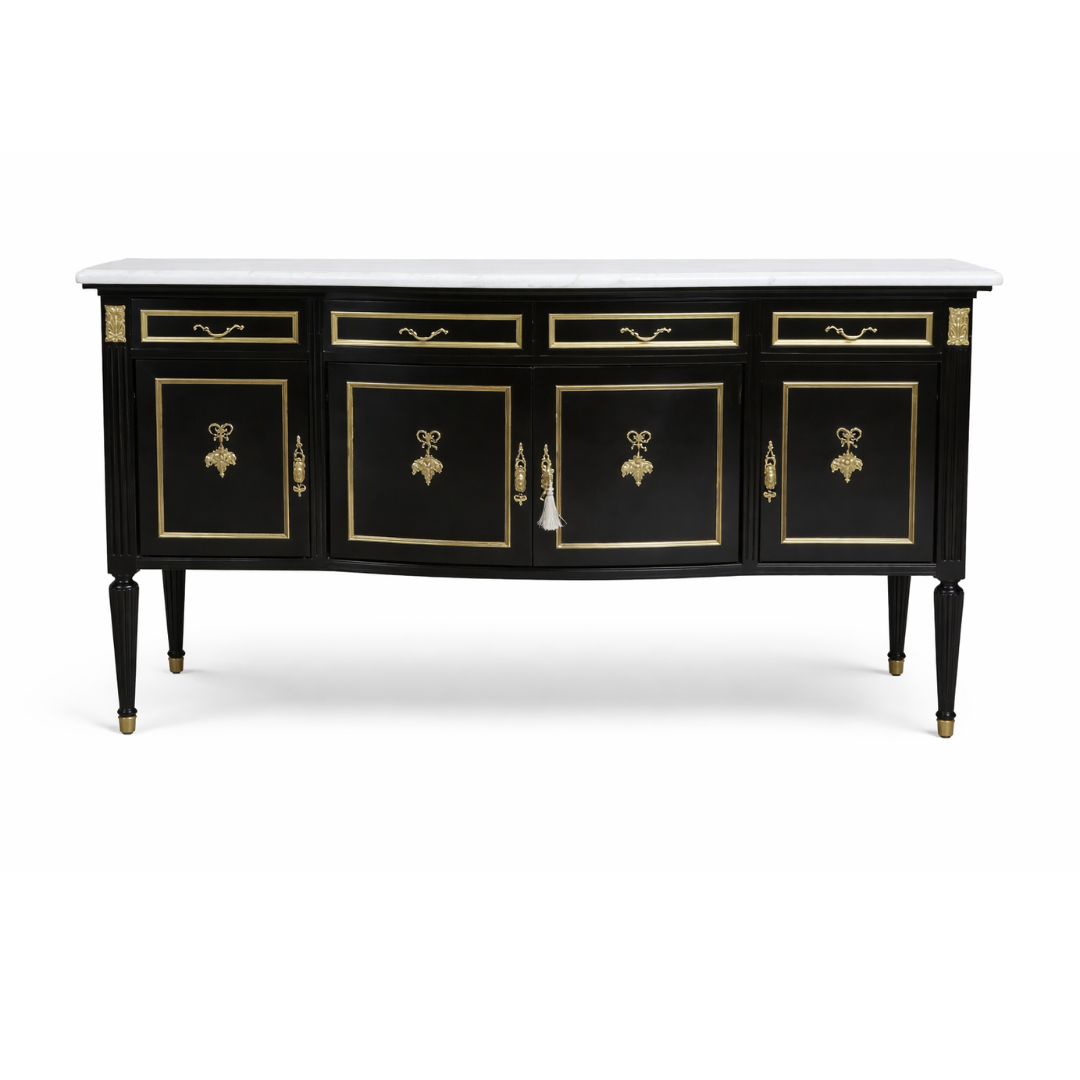 Napoleon III Style Marble Top Sideboard – The Collective Dallas