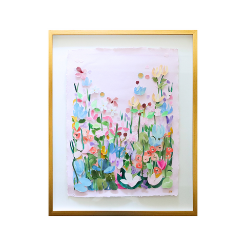 Pink Floral Meadow II