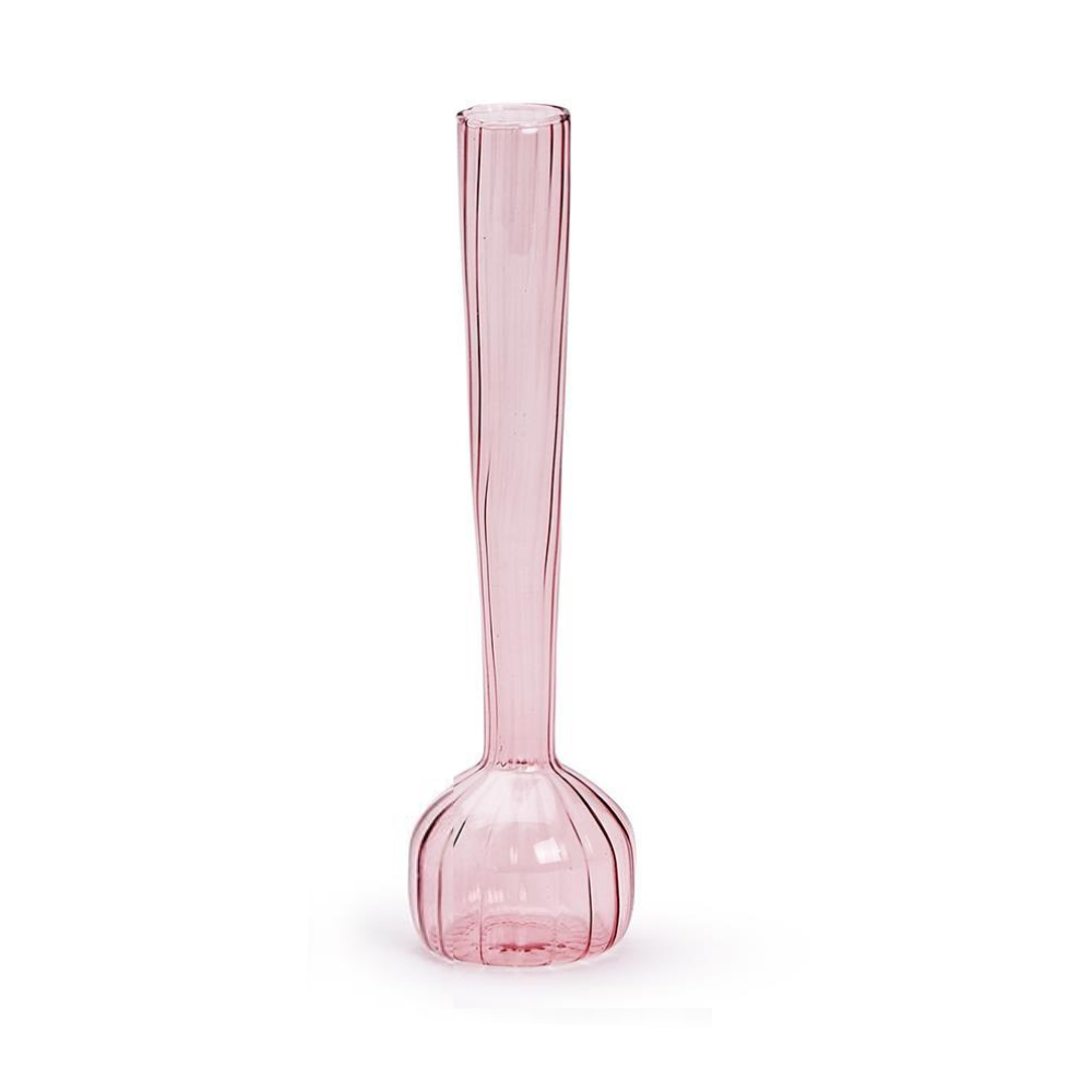 Lavender Hand-Blown Glass Budvase