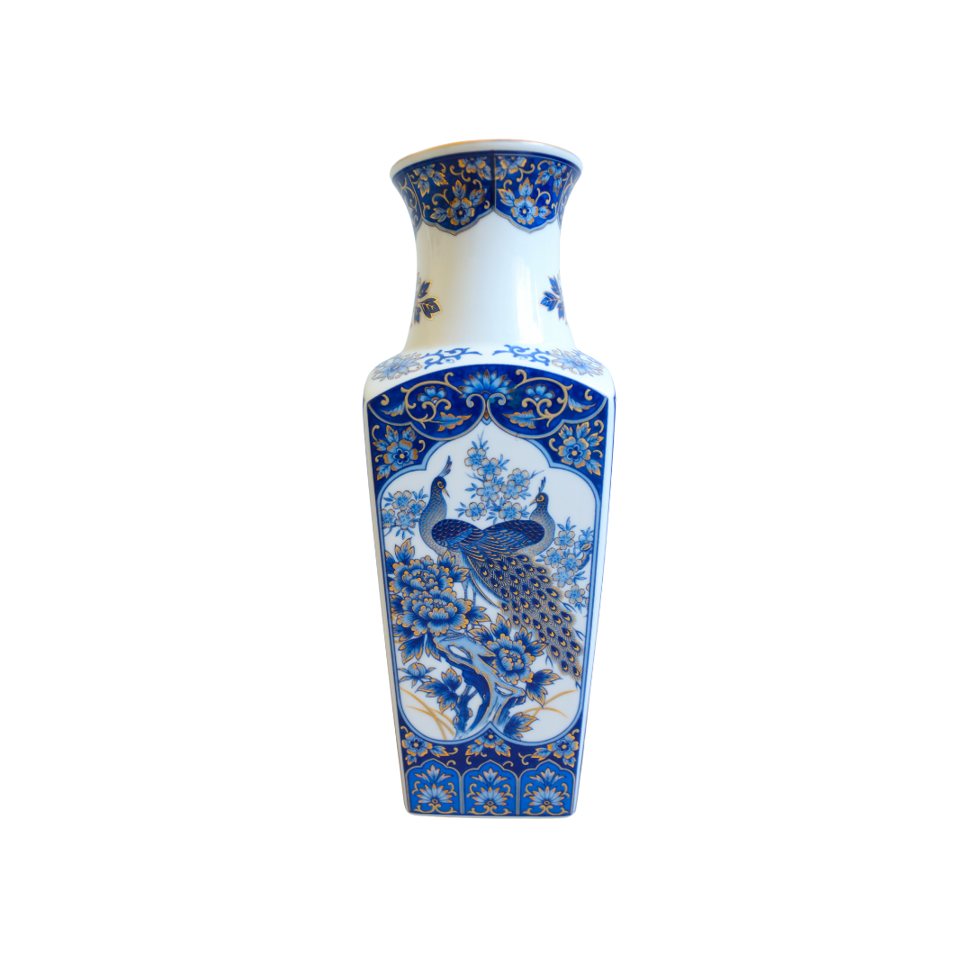 Imperial Peacock Vase