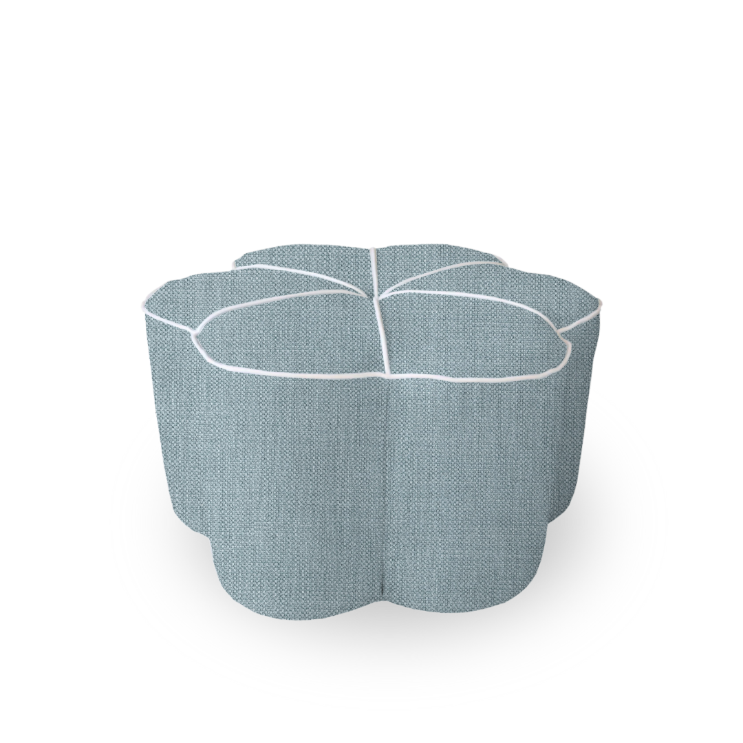 Elizabeth Flower Ottoman