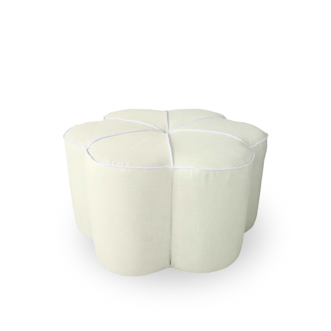 Elizabeth Flower Ottoman