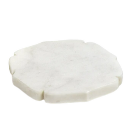 Fiore Marble Coasters, Set of 4