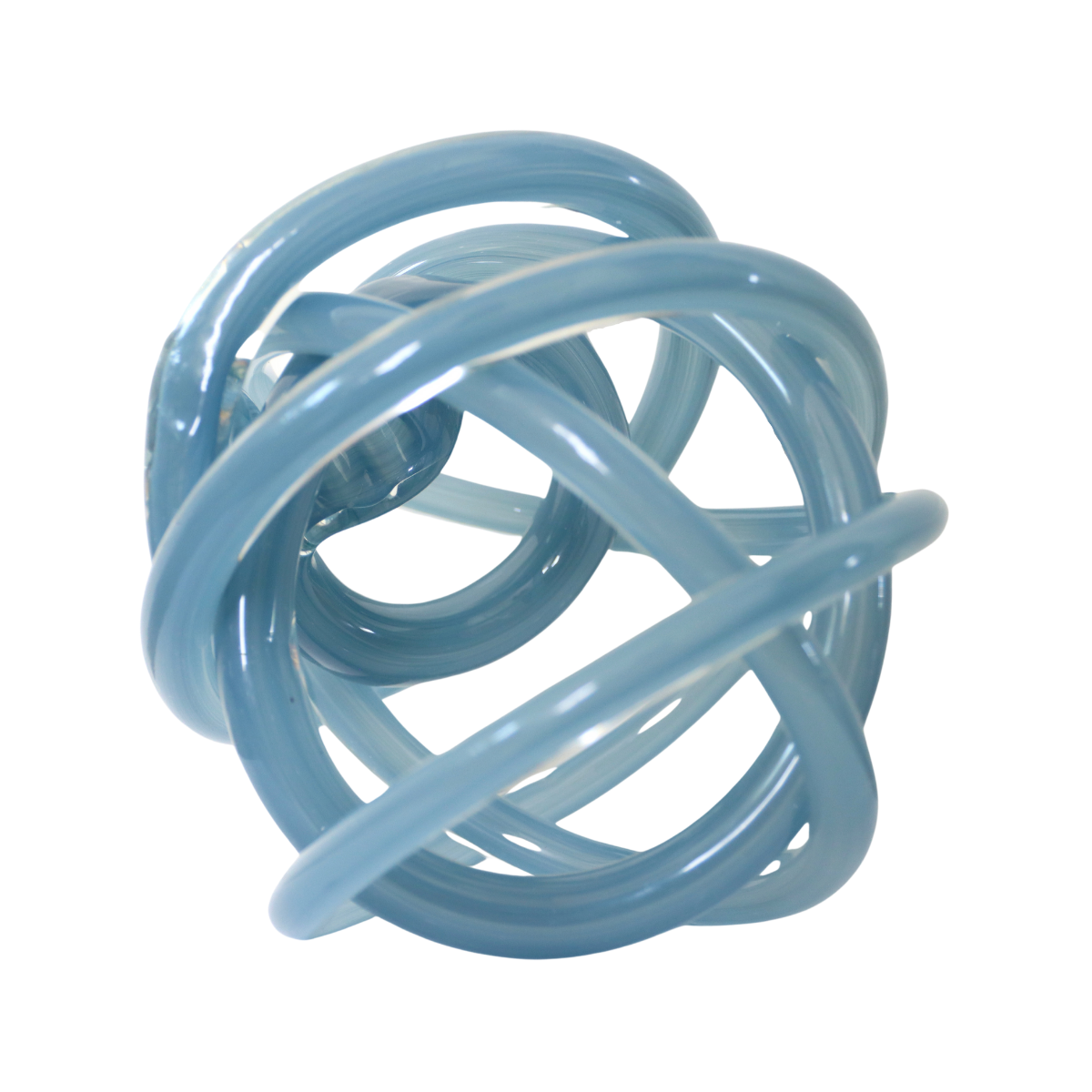 Dusty Blue Glass Knot