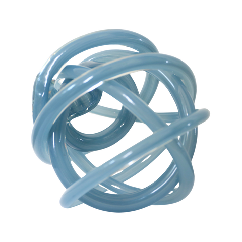 Dusty Blue Glass Knot