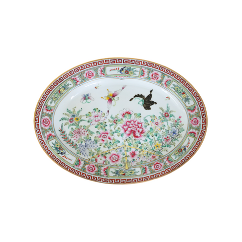 Rose Canton Small Oval Platter