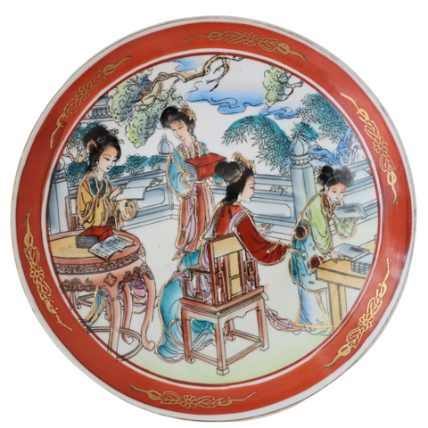 Japanese Pavilion Scene Plate